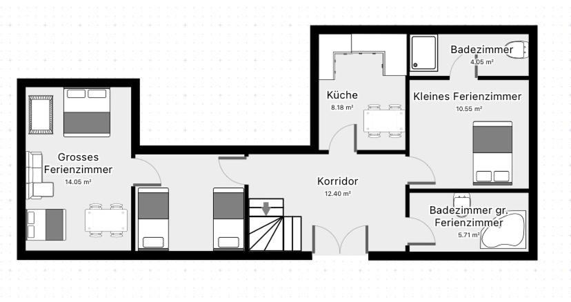 Grosses Ferienzimmer Uckermark Casekow Eksteriør bilde